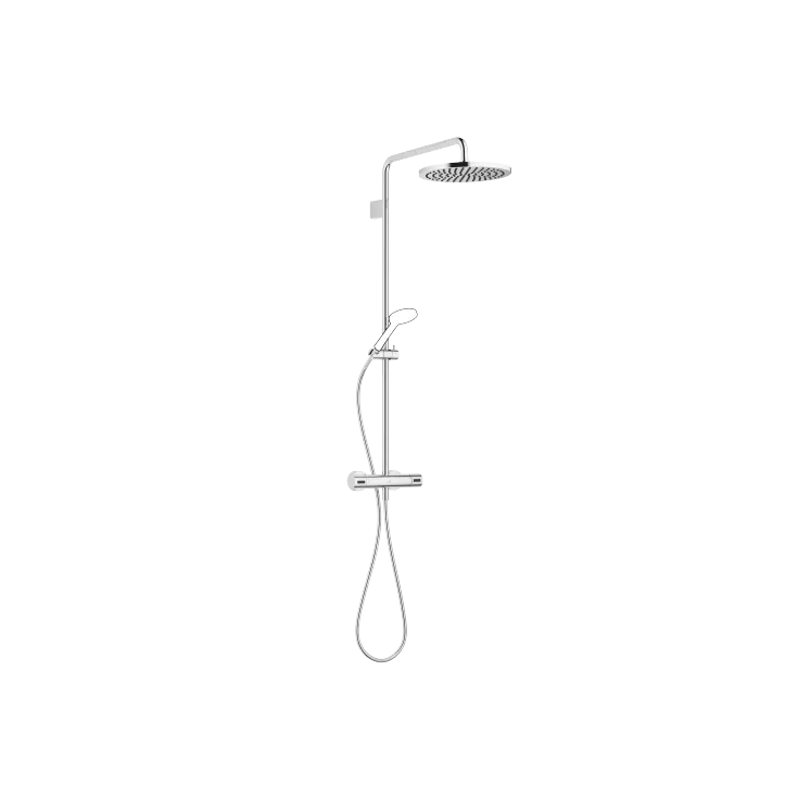 EDITION PRO Shower Pipe mit Brause-Thermostat mit Handbrausegarnitur - Chrom - 34 461 626-00
