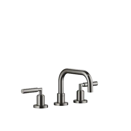 TARA Waschtisch-Dreilochbatterie mit Ablaufgarnitur - Dark Chrome - 20 705 882-19