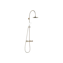 TARA Showerpipe mit Brause-Thermostat ohne Handbrause FlowReduce 220 mm - Light Gold - 34 463 892-26