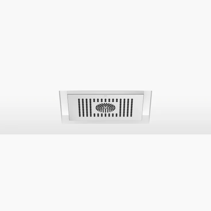 Rain shower for recessed ceiling installation with light 300 x 240 mm - Brushed Chrome - 28 044 980-93 0010