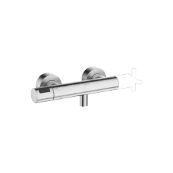 Shower thermostat for wall-mounted installation - Brushed Chrome - 34 445 979-93