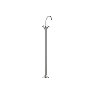 VAIA Single-hole basin mixer with stand pipe without pop-up waste - Platinum - 22 585 809-08