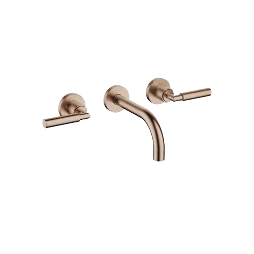 TARA Wall-mounted basin mixer without pop-up waste - Brushed Bronze (PVD) - 36 707 882-42