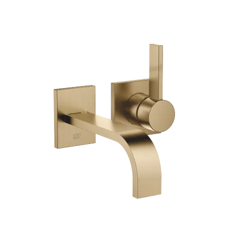 MEM Waschtisch-Wand-Einhandbatterie ohne Ablaufgarnitur - Dark Brass gebürstet (PVD) - 36 860 782-39