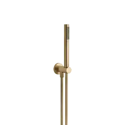 Hand shower set with integrated shower holder - Brushed Dark Brass (PVD) - 27 812 660-39