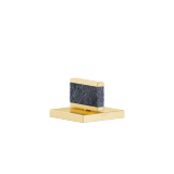 Handle Nature Squared Dark Pen Mars Black - Brushed Durabrass (23kt Gold)